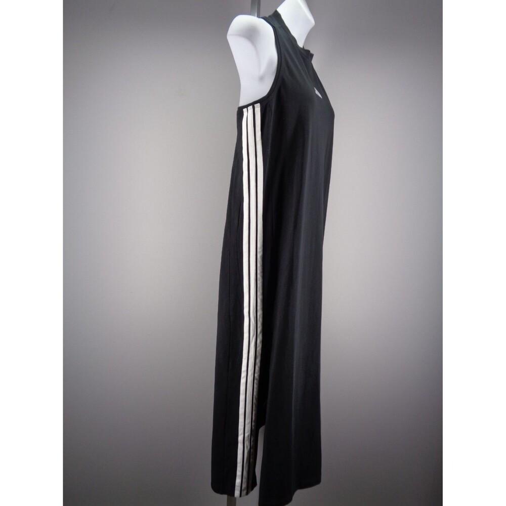 Adidas Black Racerback 3 Stripe Essential Dress Size XL New - Picture 7 of 14